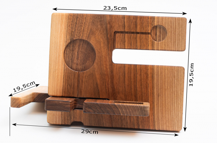 Suport multifuncțional pentru telefon, ceas și accesorii [2]