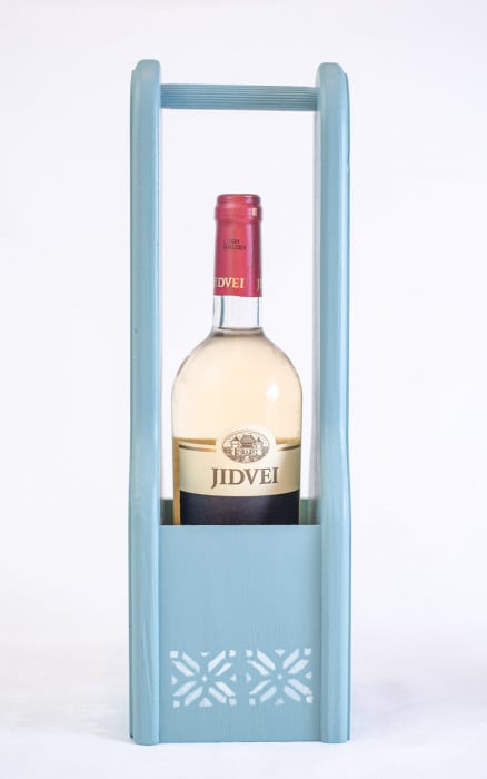 Suport sticla vin realizat manual [10]