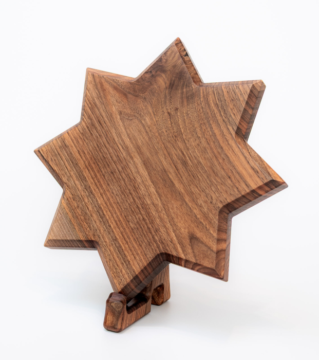 Tavita Fulg de nea din lemn de nuc [4]