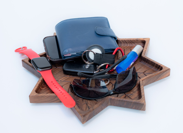 Tavita Fulg de nea din lemn de nuc [7]