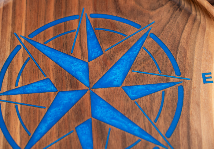 Tavita Roza vanturilor din lemn de nuc [4]