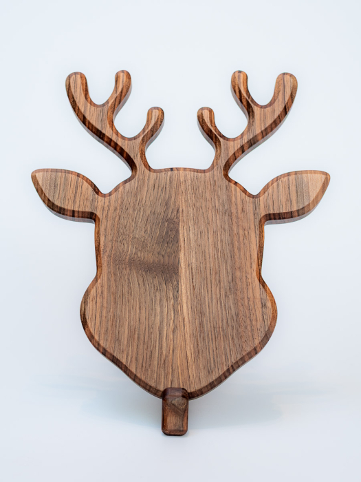 Tavita Rudolf din lemn de nuc realizata manual [3]