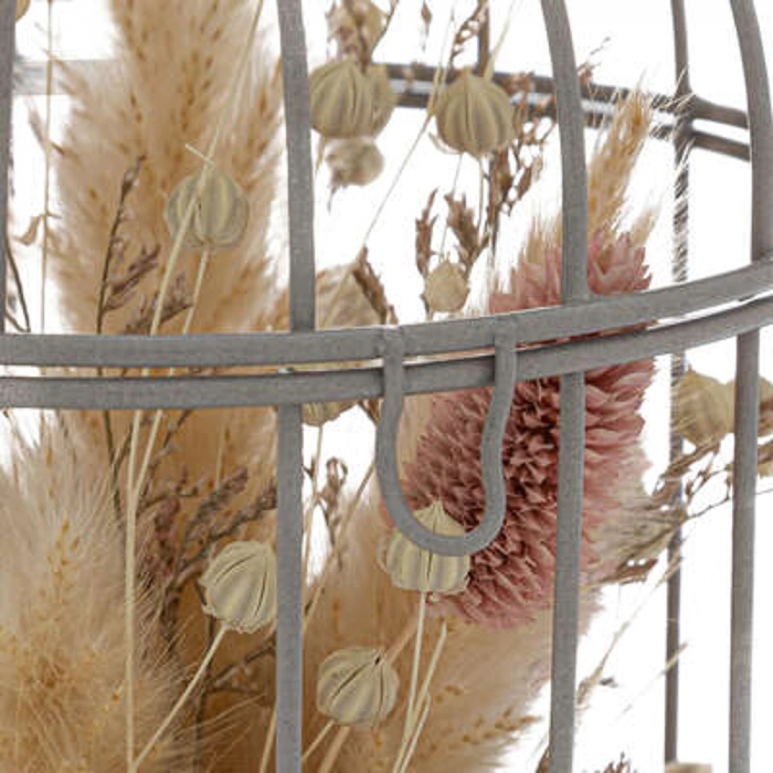 Aranjament handmade, flori uscate, colivie [2]