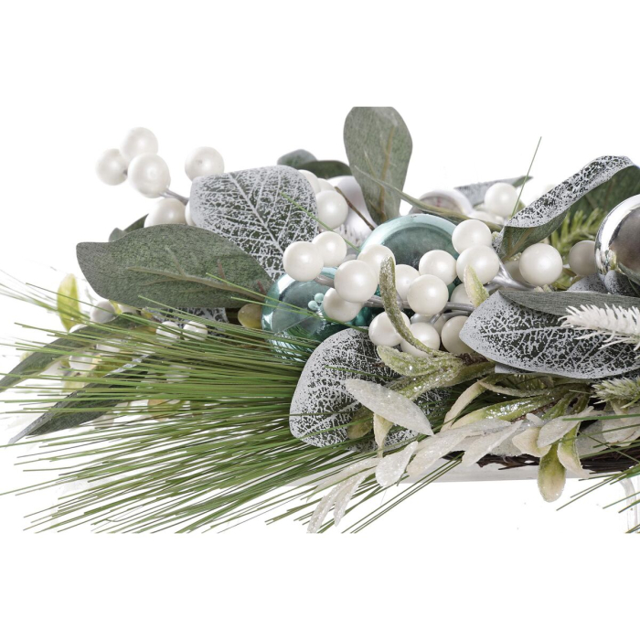 Coroană de Crăciun Home Decor Albastru Argintiu [4]