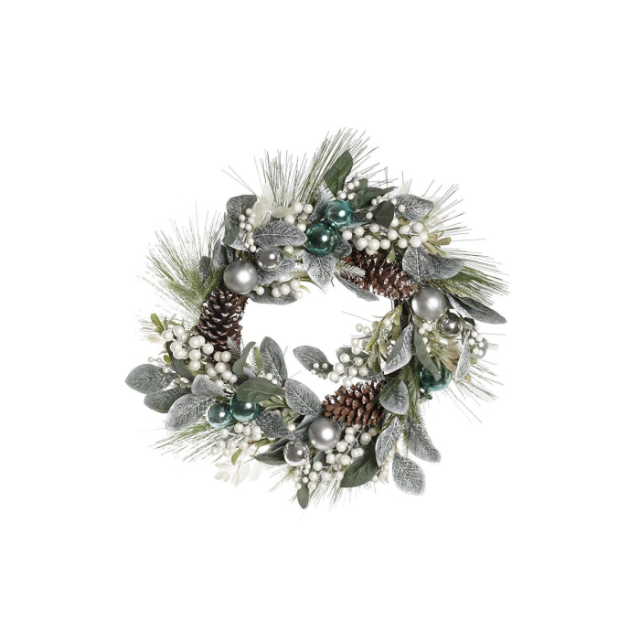 Coroană de Crăciun Home Decor Albastru Argintiu [1]