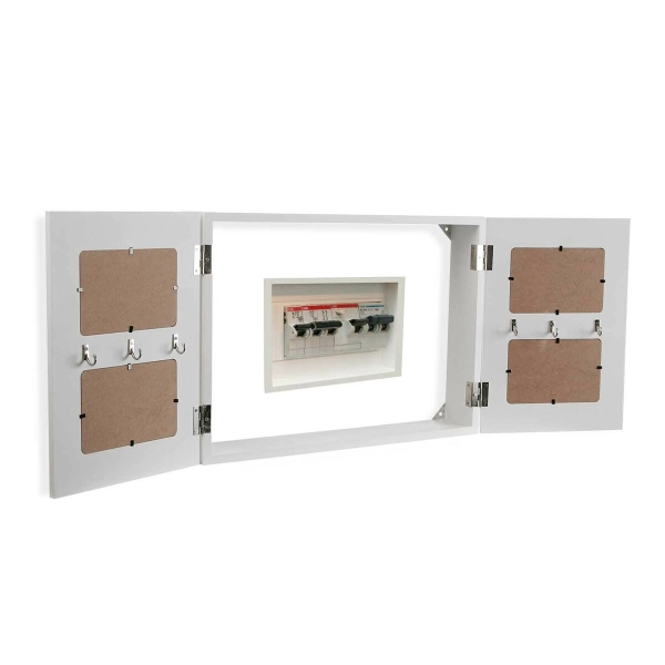 Dulap de chei Versa 8 x 33 x 46 cm Alb [4]
