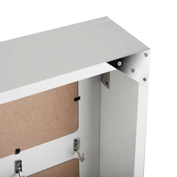 Dulap de chei Versa 8 x 33 x 46 cm Alb [2]