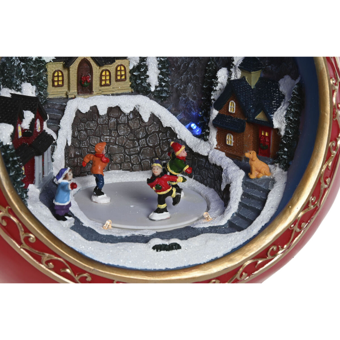 Ornament de Crăciun Roșu Auriu* Muzical [3]