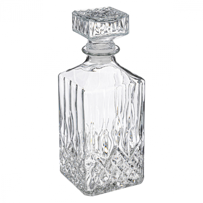 Set pentru whisky in cutie de lemn, 2 pahare+1 sticla whisky [4]