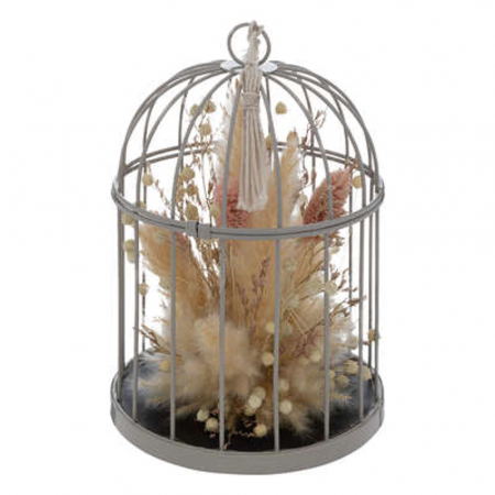 Cadouri - Aranjament handmade, flori uscate, colivie