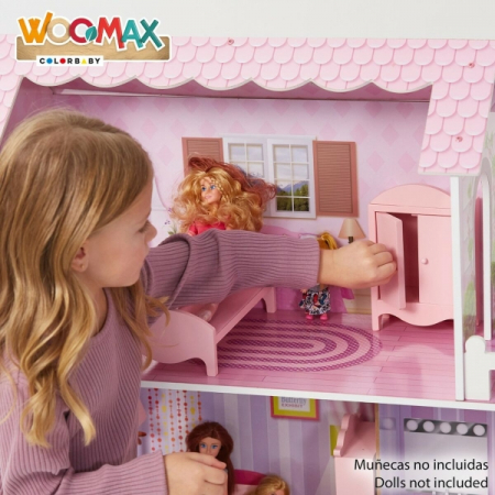 Casă de păpuși Play & Learn 14 Piese 80 x 112 x 31 cm [3]