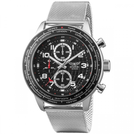 Articole barbati - Ceas Bărbați Aviator AVW79886G407 (Ø 46 mm)