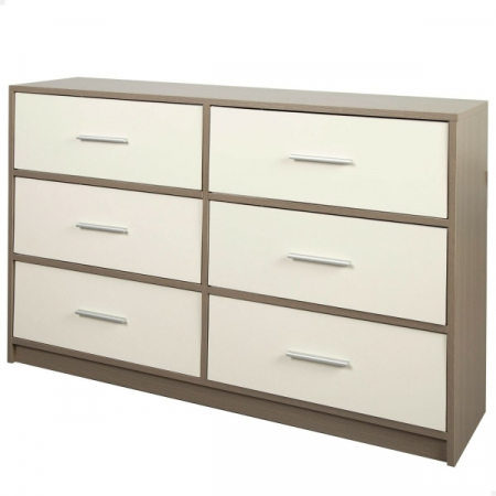 Articole Casa - Comodă Max Home Alb Gri Modern 114 x 70 x 30 cm