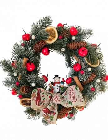 Articole Craciun - Coronita de Craciun, 30 cm