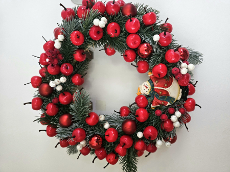 Coronita handmade, 30 cm, merisoare [1]