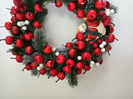 Coronita handmade, 30 cm, merisoare [3]