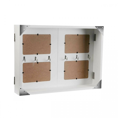 Dulap de chei Versa 8 x 33 x 46 cm Alb [2]