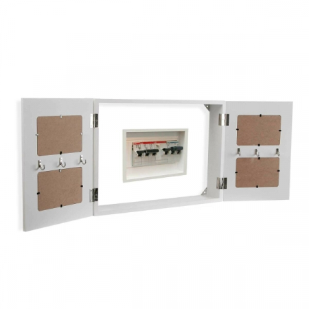 Dulap de chei Versa 8 x 33 x 46 cm Alb [3]