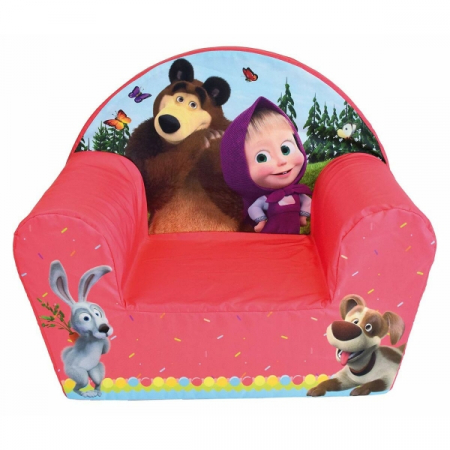 Articole copii - Fotoliu Fun House MASHA ET MICHKA 42 x 52 x 33 cm
