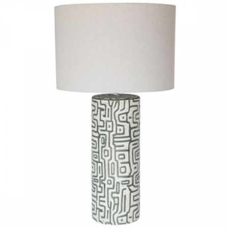 Cadouri - Lampă de masă Home ESPRIT Lin Ceramică 42 X 42 X 73 cm