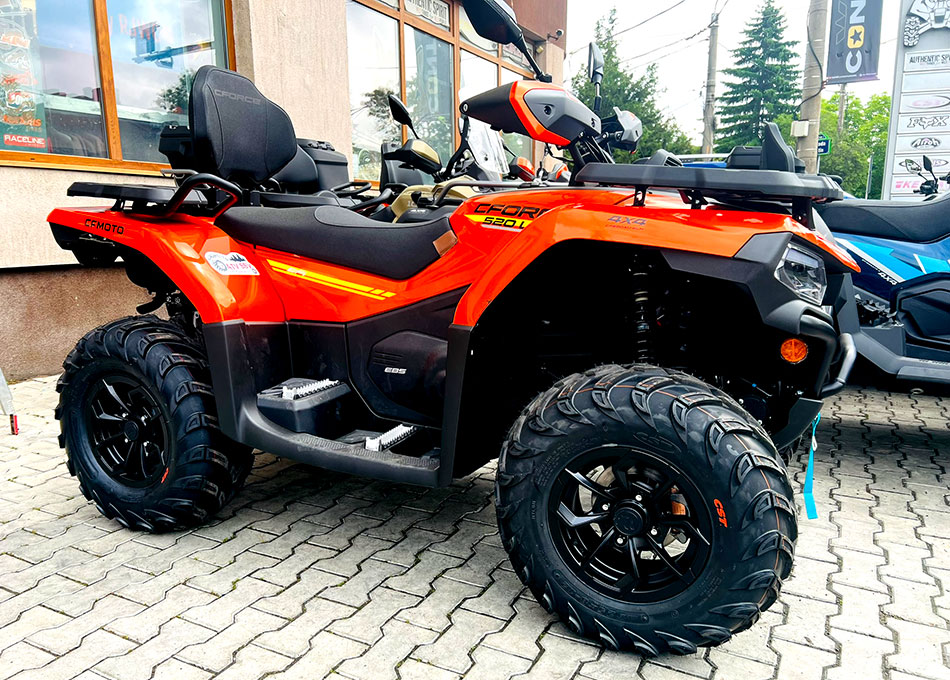 ATV CFMOTO 520L 2025 Portocaliu – Atrage Privirile, Cucerește Traseele