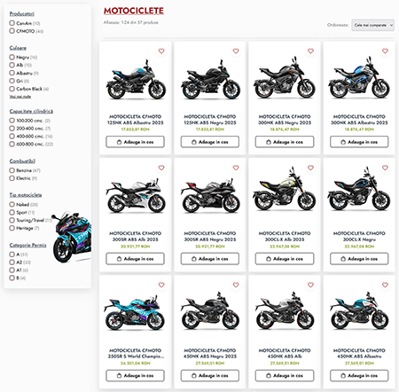 ATVSSVSHOP - Motociclete CFMOTO Categorie