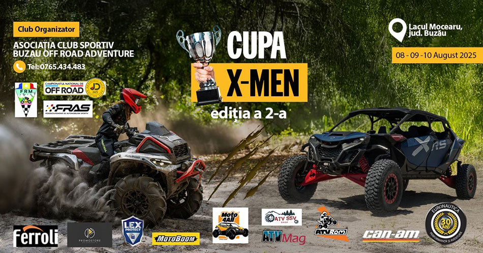 Cupa X-MEN GPS Trophy 2025 – Aventură, Adrenalină și Distracție la Lacul Mocearu!