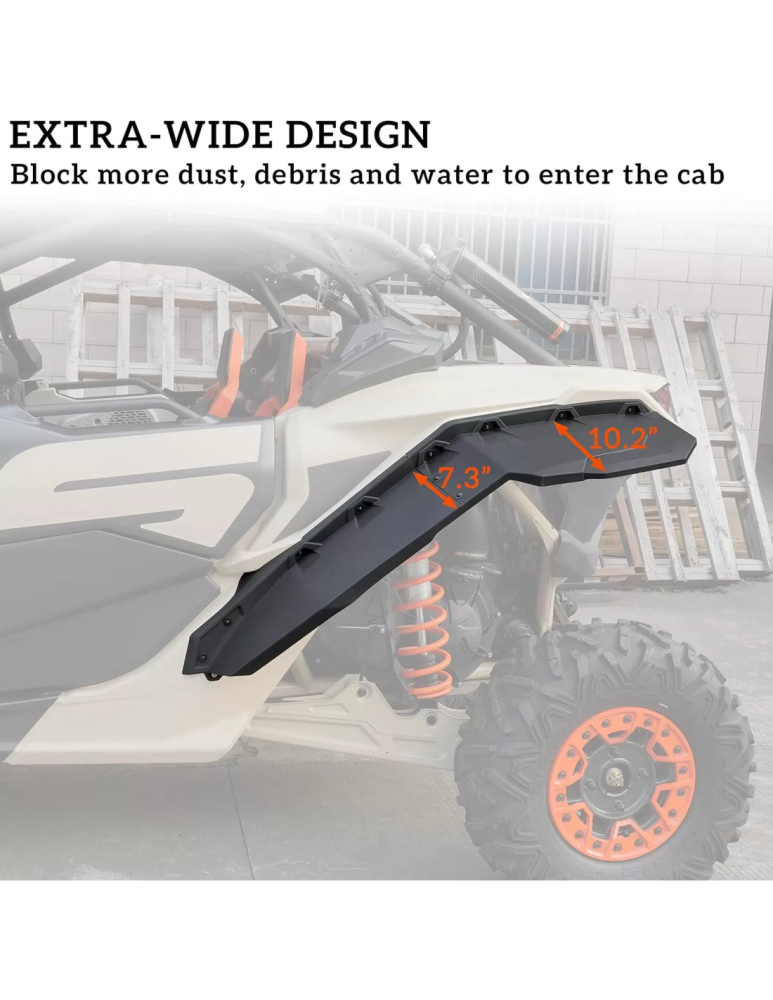 APARATORI NOROI SPATE XXL - CAN-AM MAVERICK X3 [2]