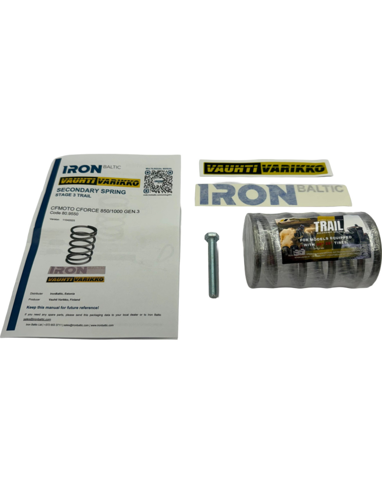 ARC VARIATOR SECUNDAR (STAGE 3 Trail) ATV CFMOTO 850 G3 (2024+) / CFMOTO 1000 G3 (2024+) [1]