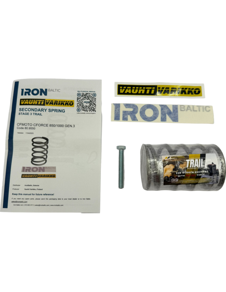 ARC VARIATOR SECUNDAR (STAGE 3 Trail) ATV CFMOTO 850 G3 (2024+) / CFMOTO 1000 G3 (2024+) [2]