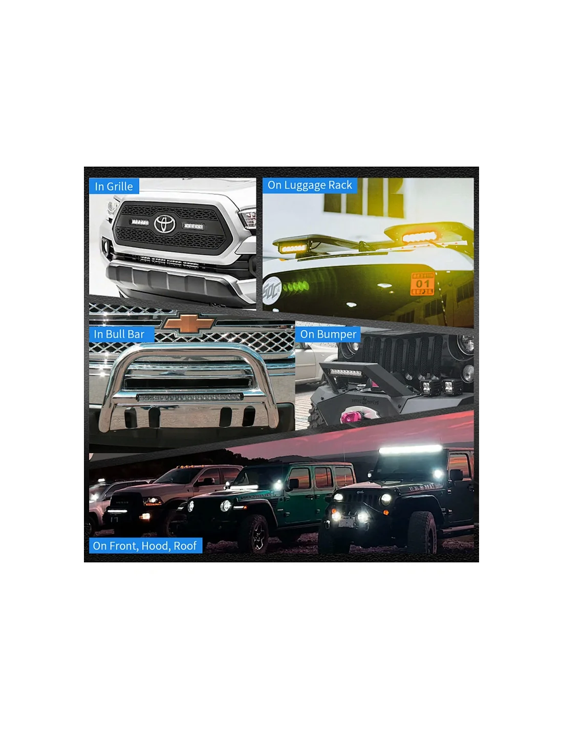 Bara LED Aurora 50W 25.4cm – Accesoriu ATV SSV Off-Road [2]