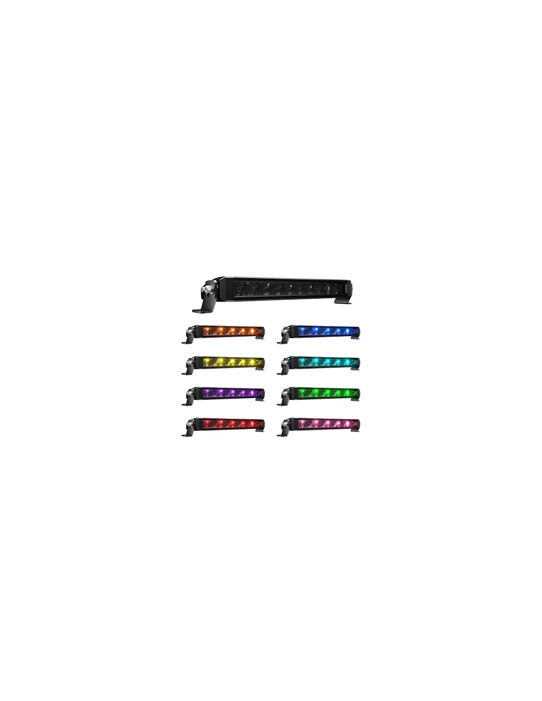 Bara LED RGB Aurora 50W 25.4cm – Accesoriu ATV SSV Off-Road [3]