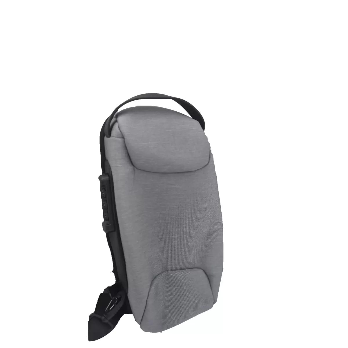 Borseta / Geanta Textila de Umar cu Cifru – 43x34x50 cm – Gri – Ideala pentru Motocicleta / ATV / Bicicleta / Trotineta [2]
