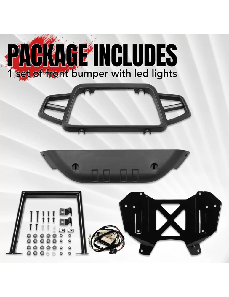 BULLBAR FATA PLASTIC CU LEDURI CAN-AM RYKER 600 / CAN-AM RYKER 900 RALLY [2]