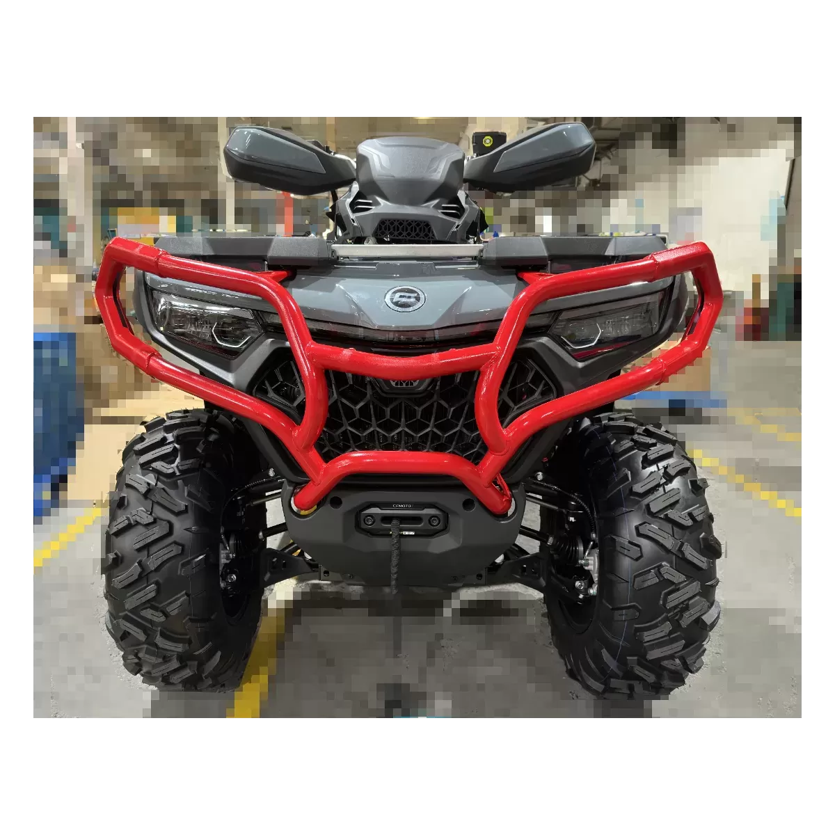 Bullbar Fata Rosu ATV CFMOTO CFORCE 800 / 850 / 1000 Touring – New X10 2024 [2]