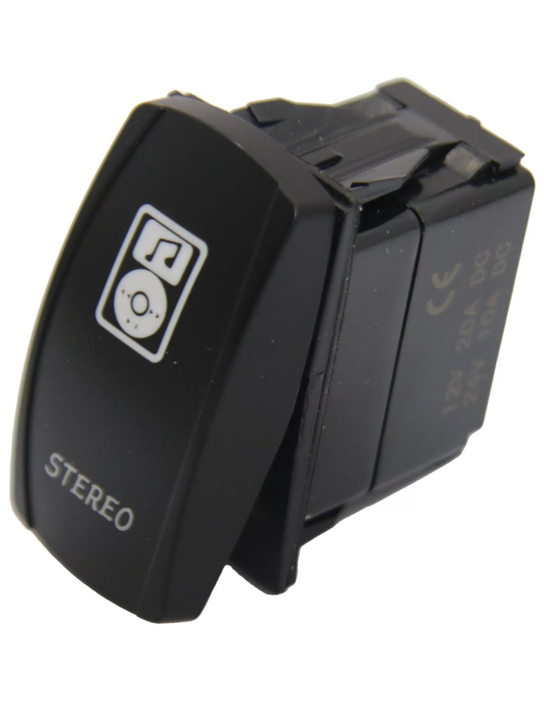 BUTON ON/OFF BOXE (CU LED ALBASTRU) -SSV / UTV -CAN-AM / POLARIS / CFMOTO 5 PINI, 2 POZITII [2]