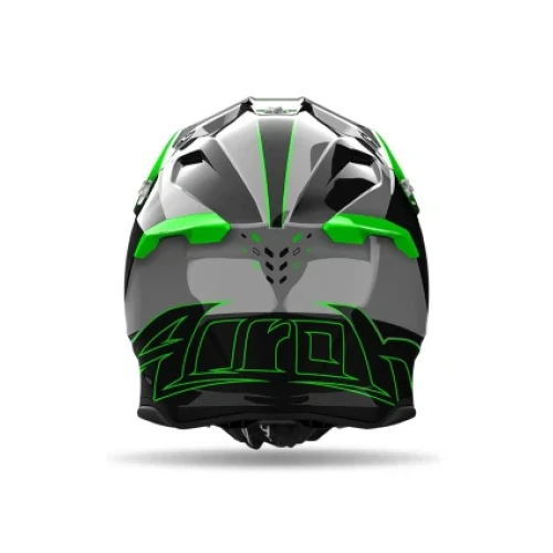CASCA AIROH NEGRU / VERDE XL [2]
