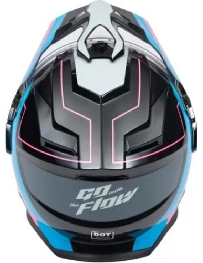 CASCA ATV FULL FACE CFMOTO NEGRU/ ALBASTRU M [4]