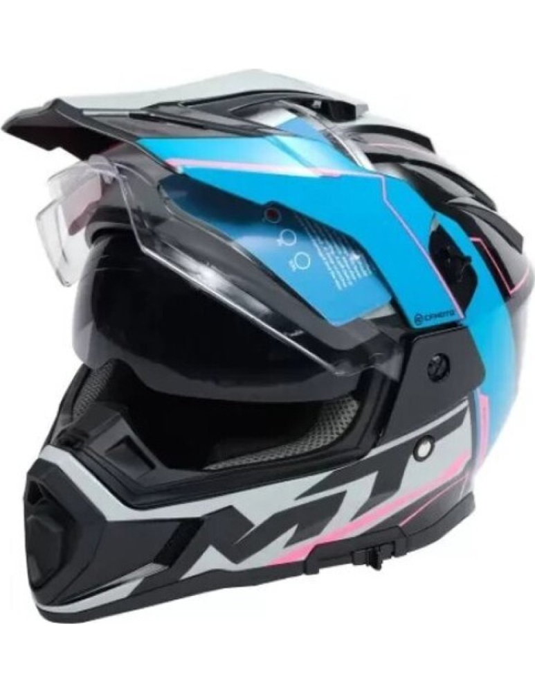 CASCA ATV FULL FACE CFMOTO NEGRU/ ALBASTRU M [2]