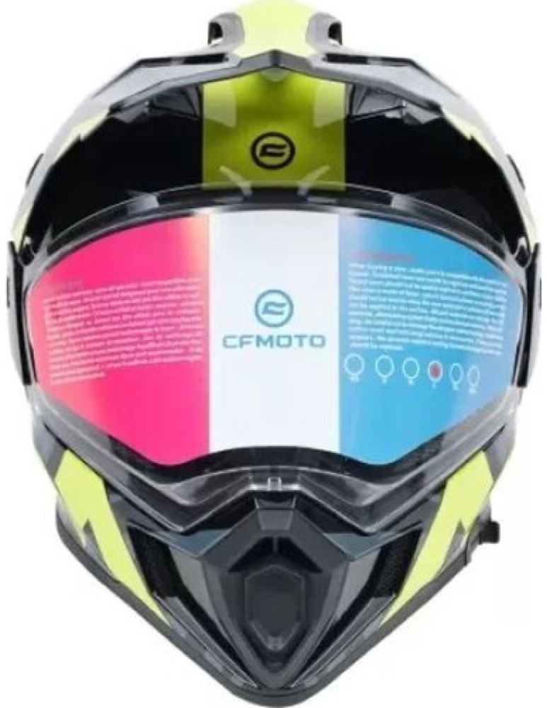 CASCA ATV FULL FACE CFMOTO NEGRU/ VERDE L [4]