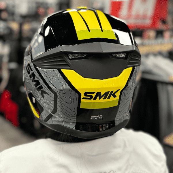 CASCA INTEGRALA SMK GRI ANTRACIT / GALBEN [3]