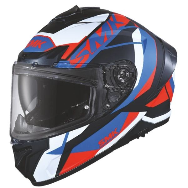CASCA INTEGRALA SMK MULTICOLOR NEGRU/ ROSU/ ALB/ ALBASTRU XS [1]