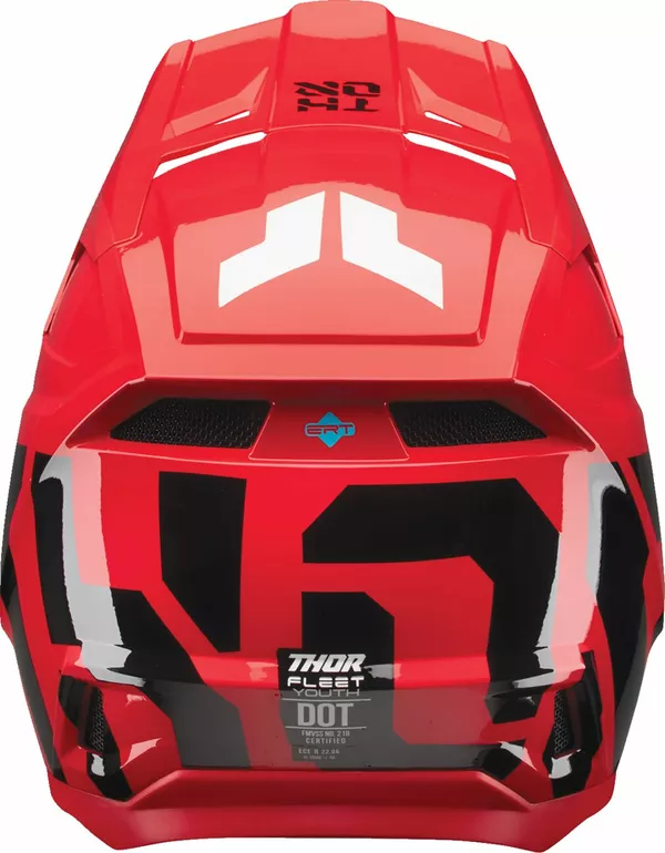 Cască Moto Copii 100% Fleet Youth Forge Roșu [3]
