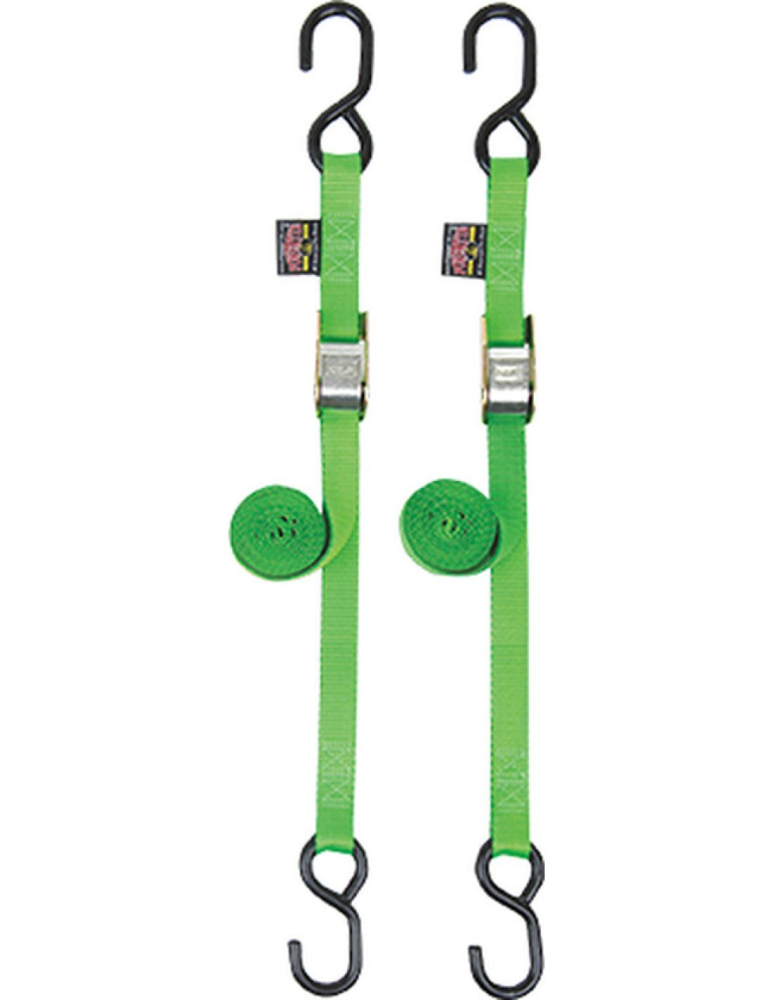 CHINGI PRINDERE MOTOCICLETA PE REMORCA VERZI 25.4MM / 168CM POWERTYPE [1]