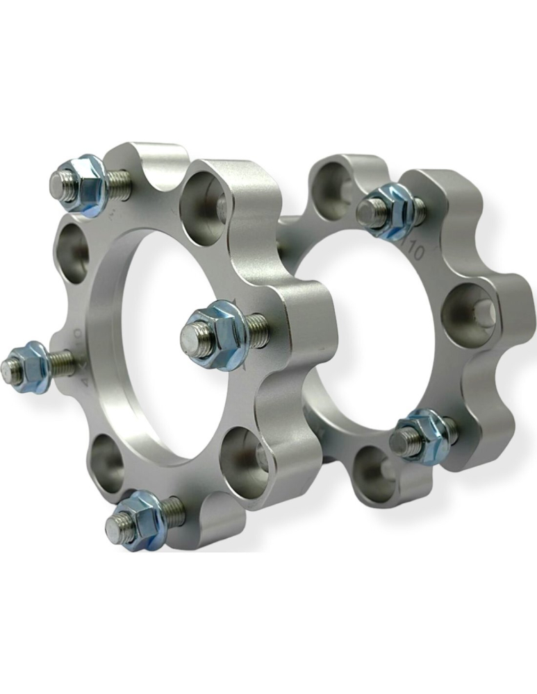 Distantiere Roti ATV 4/110 25mm Silver – CFMOTO / Yamaha / Suzuki (Prezon M10x1.25) [5]