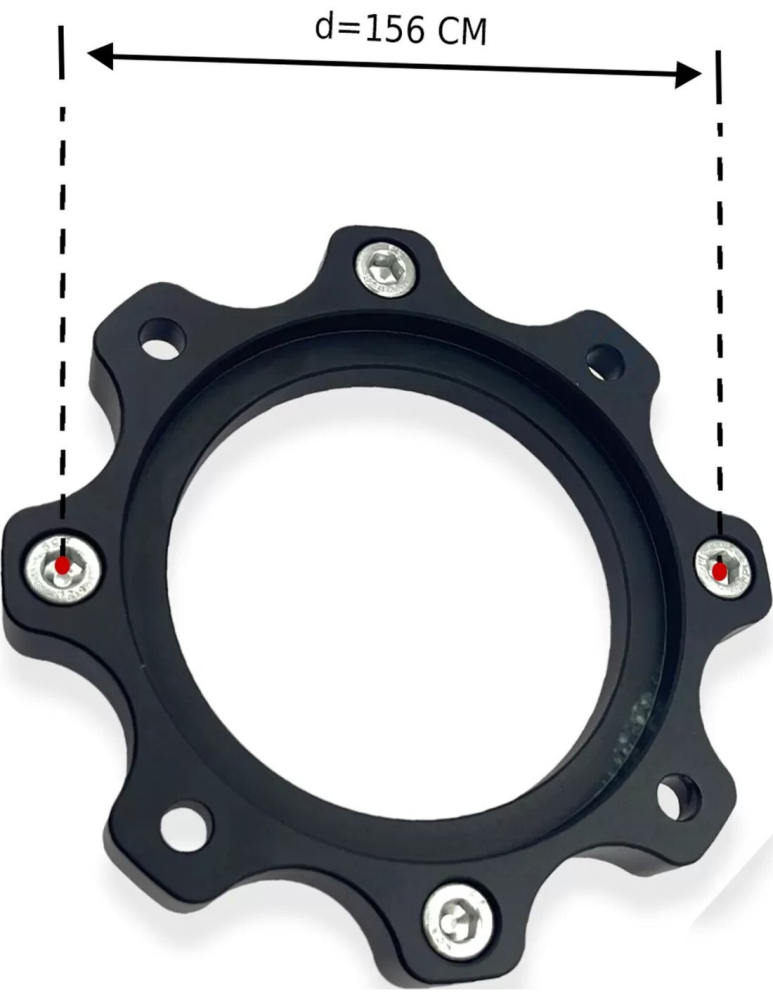 DISTANTIERE ROTI ATV 4/156 40MM NEGRU POLARIS THE BEAST [5]
