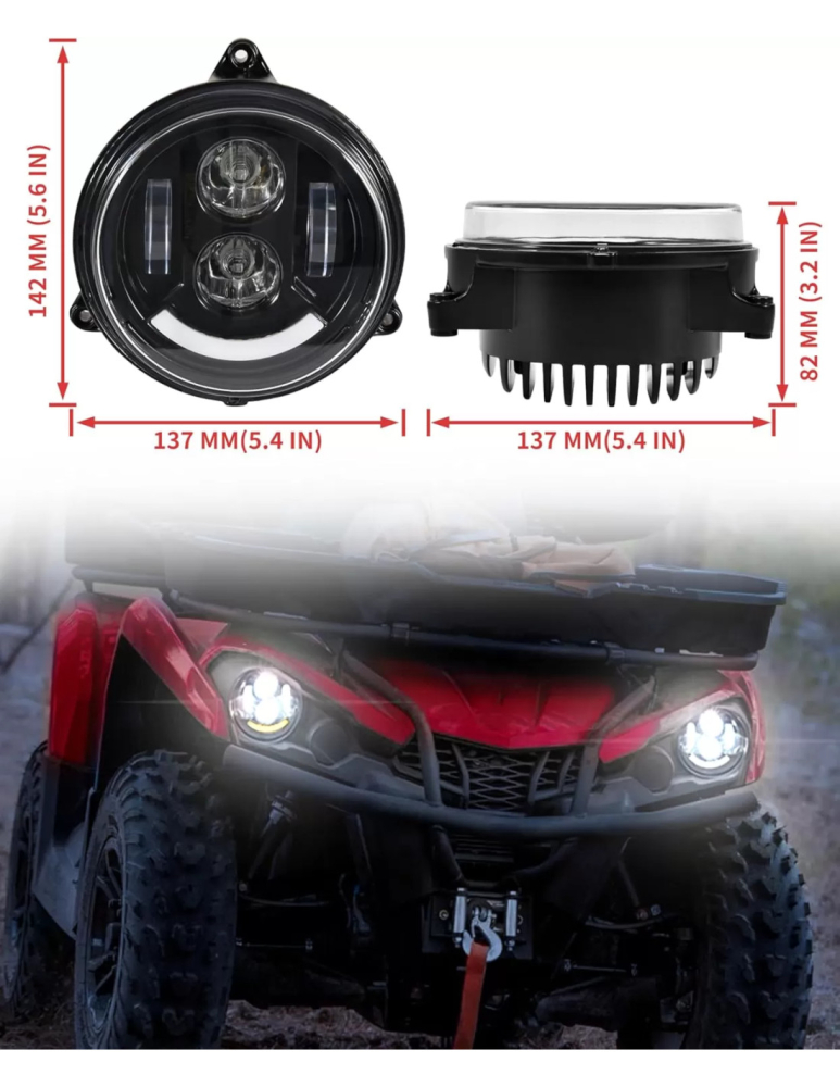 FARURI CU SEMNAL ATV CAN-AM OUTLANDER [4]
