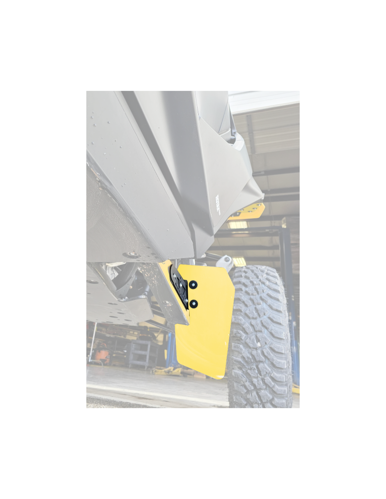 FLAPSURI / PROTECTII LA ROTI IMPOTRIVA PIETRELOR PENTRU CAN-AM MAVERICK R - GALBEN [6]