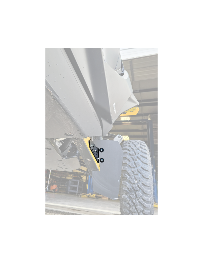 FLAPSURI / PROTECTII LA ROTI IMPOTRIVA PIETRELOR PENTRU CAN-AM MAVERICK R - GRI [8]