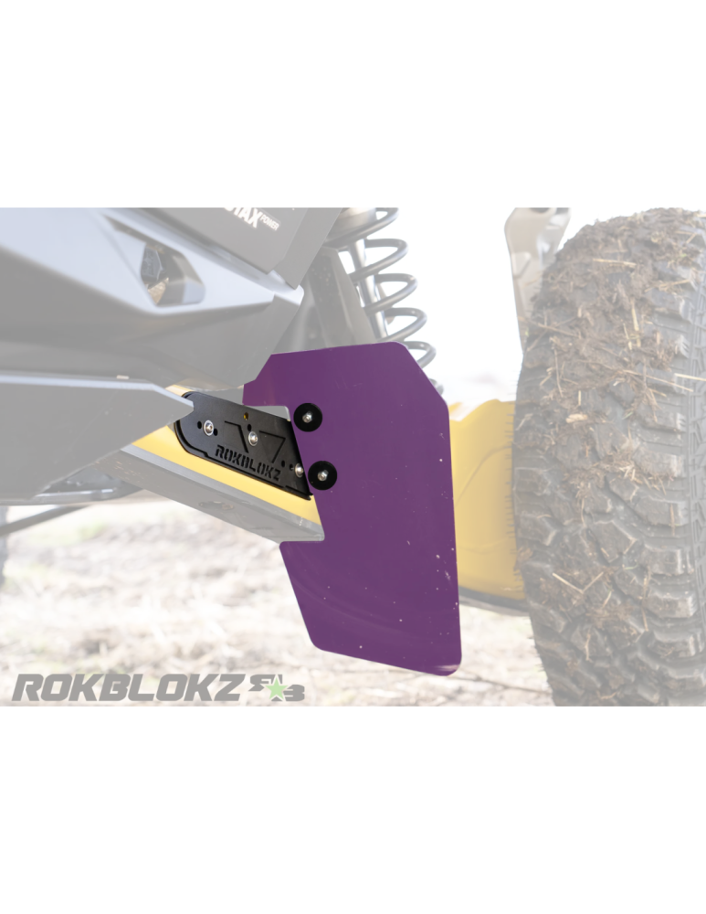 FLAPSURI / PROTECTII LA ROTI IMPOTRIVA PIETRELOR PENTRU CAN-AM MAVERICK R - MOV INCHIS [8]